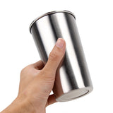 500ML Stainless Steel 16oz Tumbler Pint Glasses