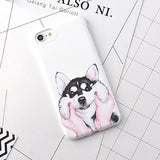 Cute Cat Dog Case For Apple iPhone