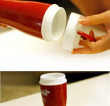 Double Wall Plastic 350ml Coffee Mug  Thermo mug