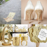 100 gm Pack Sparkle Gold Silver Glitter