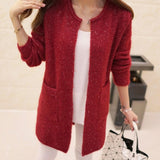 Long Sleeve Knitted Cardigans