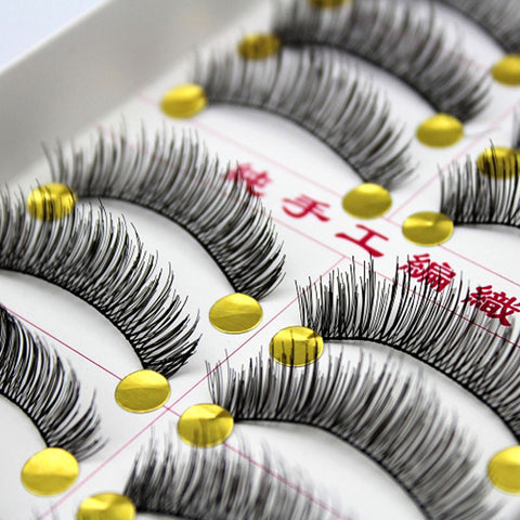 10 pair Professional False Eyelashes