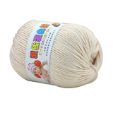 50g Soft Natural Smooth Baby Cashmere Silk Wool Hand Knitting Crochet Yarn Ball