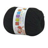 50g Soft Natural Smooth Baby Cashmere Silk Wool Hand Knitting Crochet Yarn Ball