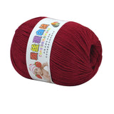 50g Soft Natural Smooth Baby Cashmere Silk Wool Hand Knitting Crochet Yarn Ball