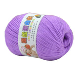 50g Soft Natural Smooth Baby Cashmere Silk Wool Hand Knitting Crochet Yarn Ball