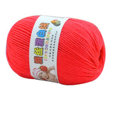 50g Soft Natural Smooth Baby Cashmere Silk Wool Hand Knitting Crochet Yarn Ball