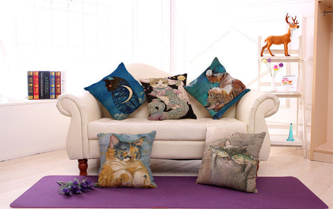 Animal Printed Pillow Cases