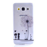 Cute Silicon Dandelion Paris tower pattern for Samsung Galaxy Phones