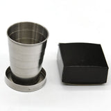 Stainless Steel Portable Travel Camping Folding Mug