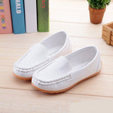 PU Leather Casual Styles Soft Comfortable Loafers Slip On Kids Shoes