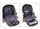 USB External Charger and Laptop Backpack