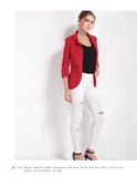 Slim Fit Blazer Jackets Candy Color Coats