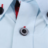 New Men Shirt Camisa Masculina Long Sleeve Slim Fit Cotton Male Dress Shirts Formal Casual Clothes