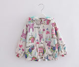 Trench Hoodies Coat for Baby Girls