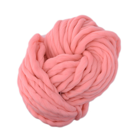 20 Colors Soft Wool Roving Bulky Thick Big Yarn Spinning Hand Knitting Thread