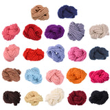 20 Colors Soft Wool Roving Bulky Thick Big Yarn Spinning Hand Knitting Thread