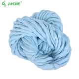 20 Colors Soft Wool Roving Bulky Thick Big Yarn Spinning Hand Knitting Thread