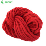 20 Colors Soft Wool Roving Bulky Thick Big Yarn Spinning Hand Knitting Thread