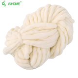 20 Colors Soft Wool Roving Bulky Thick Big Yarn Spinning Hand Knitting Thread