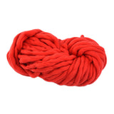 20 Colors Soft Wool Roving Bulky Thick Big Yarn Spinning Hand Knitting Thread