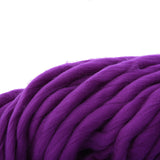 20 Colors Soft Wool Roving Bulky Thick Big Yarn Spinning Hand Knitting Thread