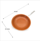 Non-stick Copper Frying Pan with induction cooking system