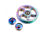 Round Fidget Spinner Rainbow Creative Metal Hand Spinner