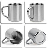 High Quality 220ml Student double wall Stainless Steel Travel Tumbler Coffee Mug Tea Cup