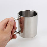 High Quality 220ml Student double wall Stainless Steel Travel Tumbler Coffee Mug Tea Cup