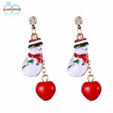 Christmas Snowman Earrings