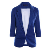 Slim Fit Blazer Jackets Candy Color Coats