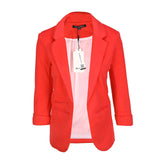 Slim Fit Blazer Jackets Candy Color Coats