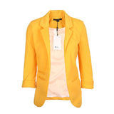 Slim Fit Blazer Jackets Candy Color Coats