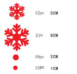 Wall Window Stickers Snowflake Christmas Deco