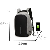 USB External Charger and Laptop Backpack