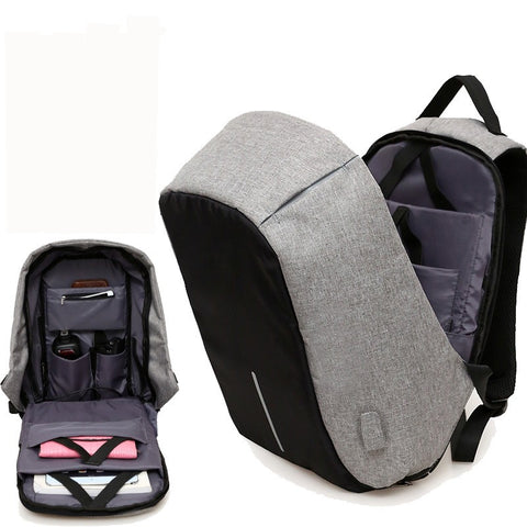 USB External Charger and Laptop Backpack