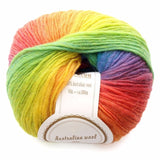 50g  Baby Wool Ball Rainbow Color Knitting or Crochet Yarn