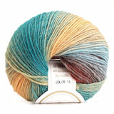 50g  Baby Wool Ball Rainbow Color Knitting or Crochet Yarn