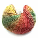 50g  Baby Wool Ball Rainbow Color Knitting or Crochet Yarn