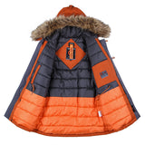 Padded Parka Men Polyester Coat Winter Jacket