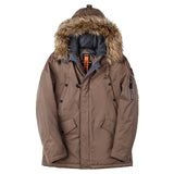 Padded Parka Men Polyester Coat Winter Jacket