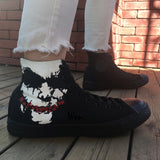 All Black Converse All Star Batman Joker Classic Design Custom Hand Painted