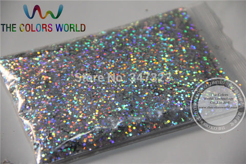 1.0MM  Laser  Silver Color Glitter Powder,holographic Glitter