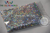 1.0MM  Laser  Silver Color Glitter Powder,holographic Glitter