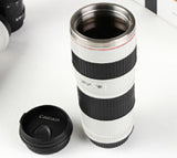 Stainless Steel Small White 70-200 Lens Mug Cups For Coffee Tea Milk