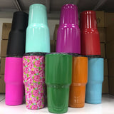 12oz 20oz 30oz Double Stainless Steel Tumbler with Metallic colors