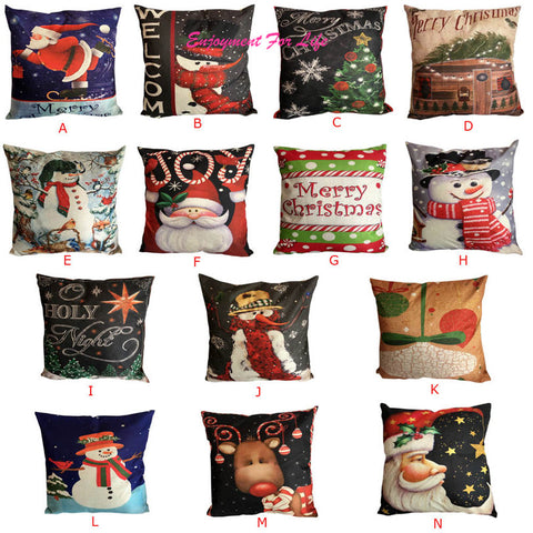 Christmas Pillow Cover Case