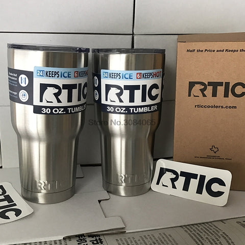 10pcs RTIC Rambler Tumblers (20 oz and 30 oz)