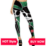 Pumpkin Skeleton ghost Printed Leggings